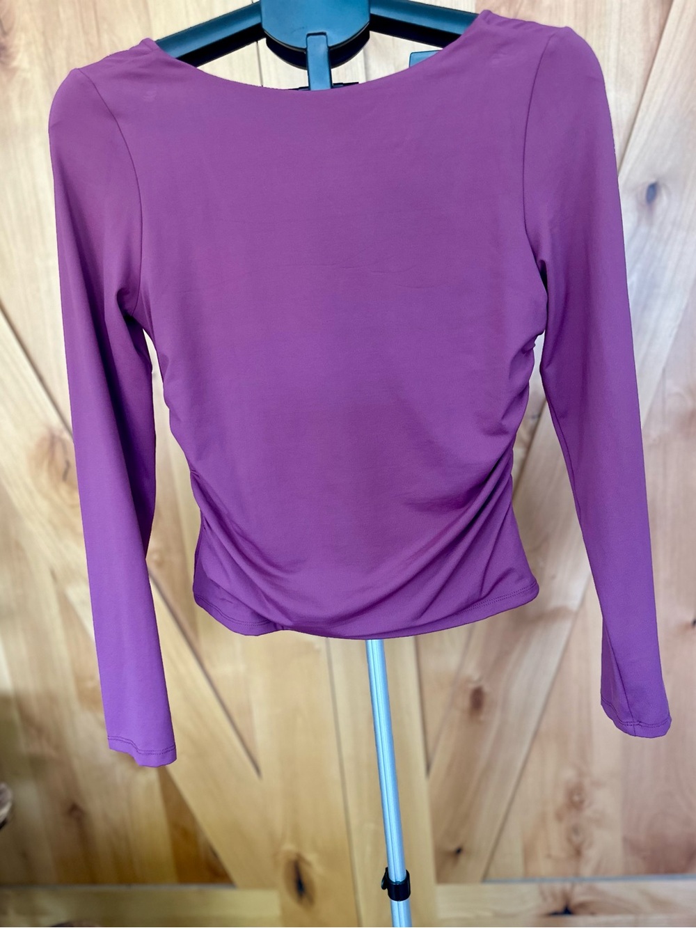 By Anthropologie Scooped-Back Long-Sleeve Top - M